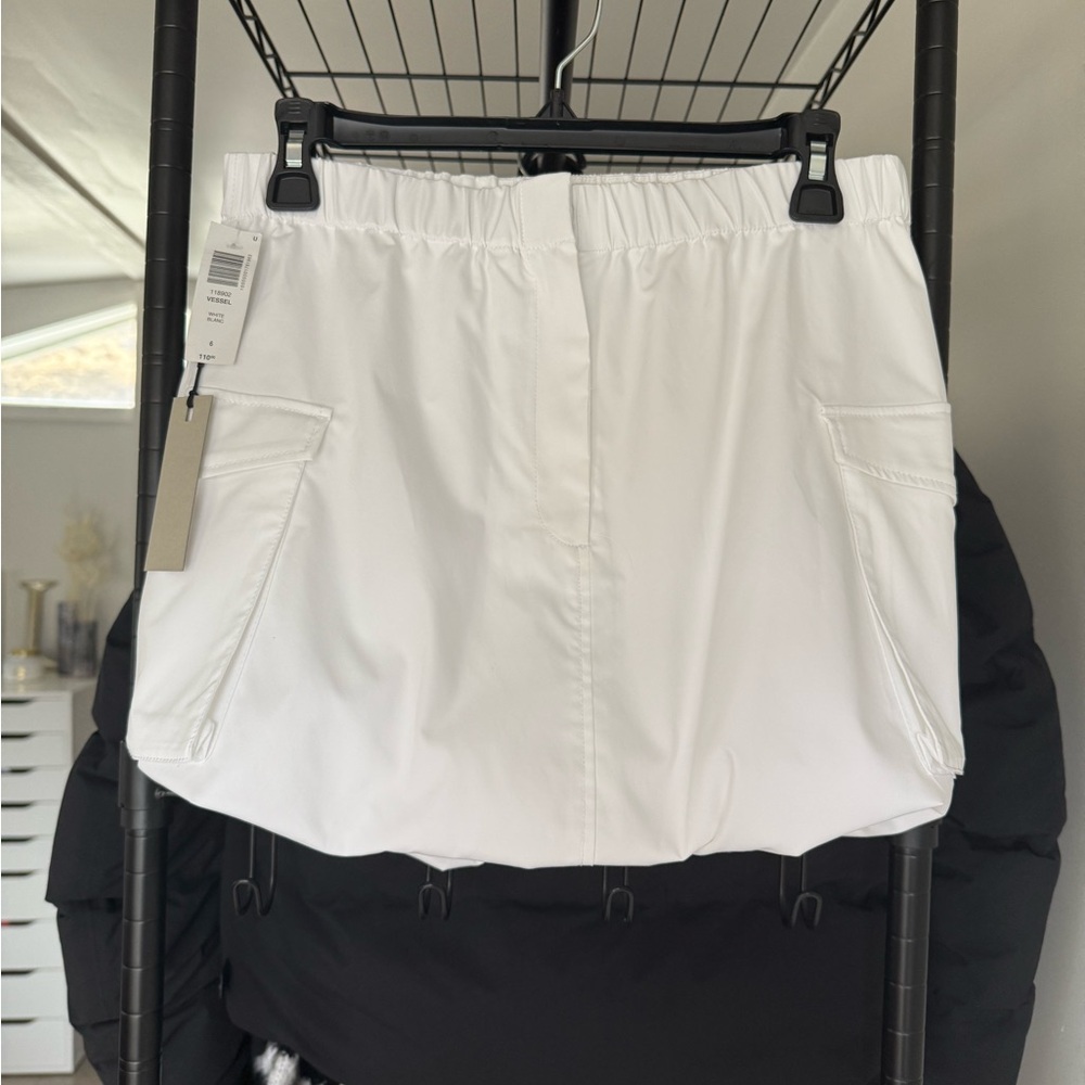 Aritzia White Mini Skirt